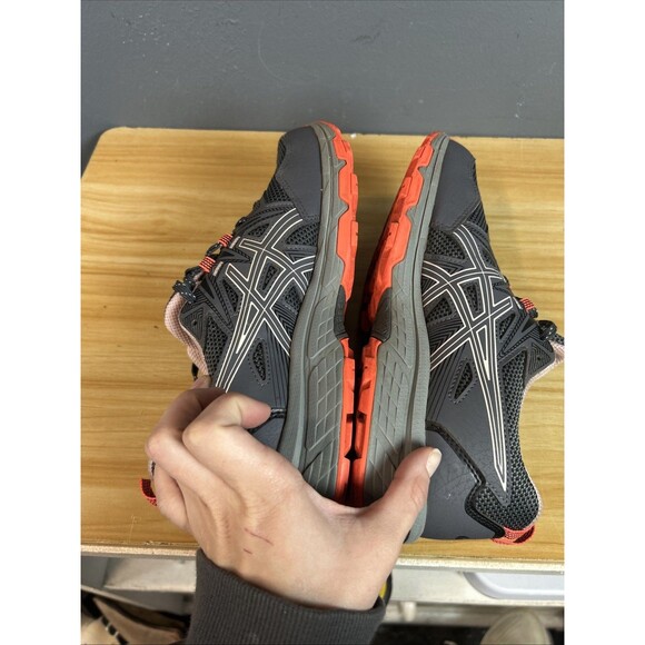 Asics Gel-Venture 8 Trail Running Shoes Women Size 10 D Wide Gray Sneakers - Picture 6 of 8